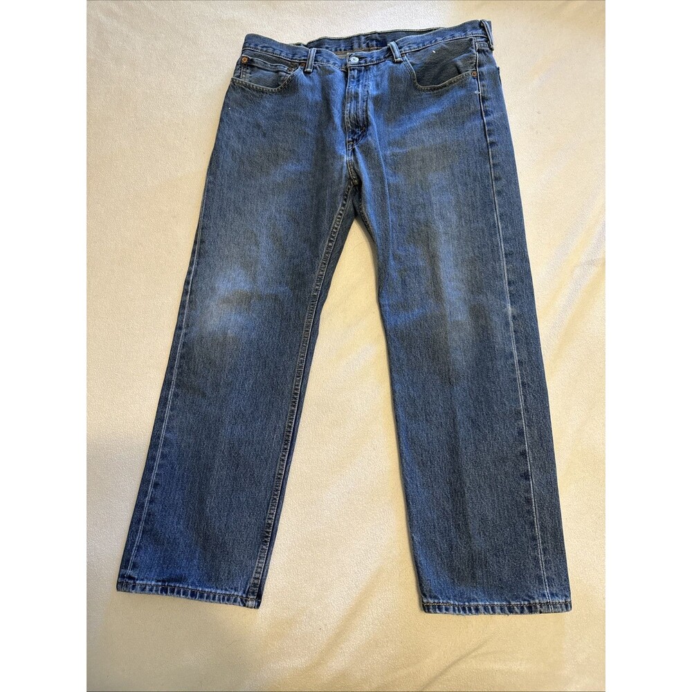Levi’s 505 Jeans Men’s 40x30 (38x29.5) Blue Original Straight Fit Denim Western